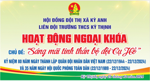 TRƯỜNG THCS KỲ THỊNH: TỔ CHỨC CÁC HOẠT ĐỘNG CHÀO MỪNG 42 NĂM NGÀY NHÀ GIÁO VIỆT NAM